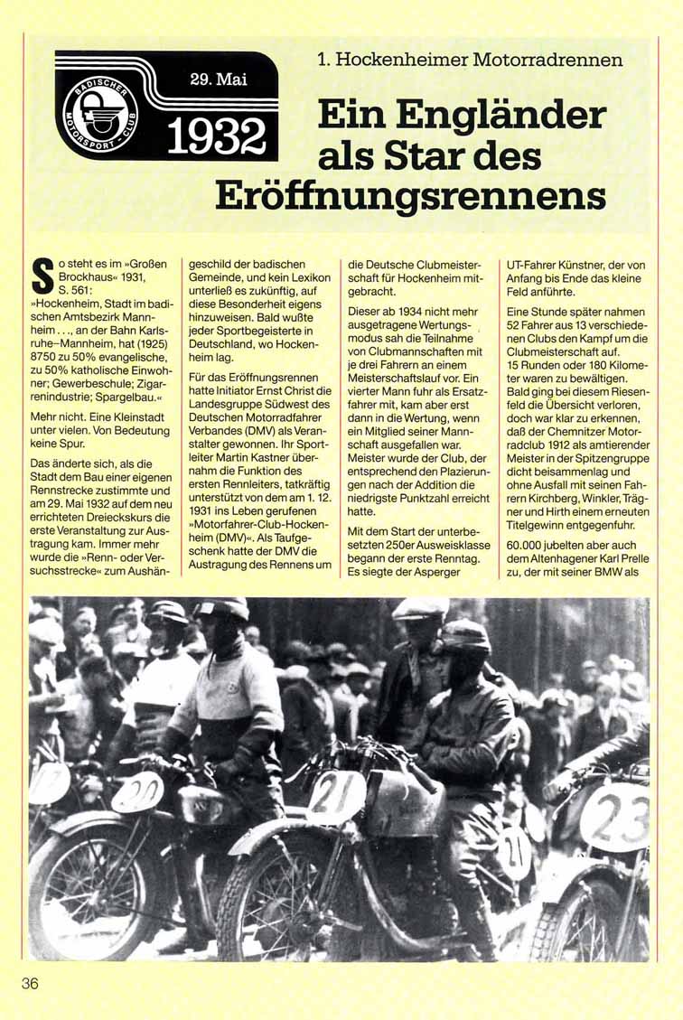 Hockenheim Eröffnungsrennen