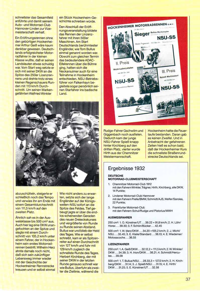 Hockenheim Eröffnungsrennen